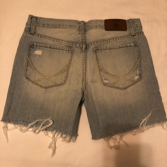 Pink Victoria Secret Distressed Frayed Size 4 Distressed Summer Travel Cruise - Picture 2 of 4